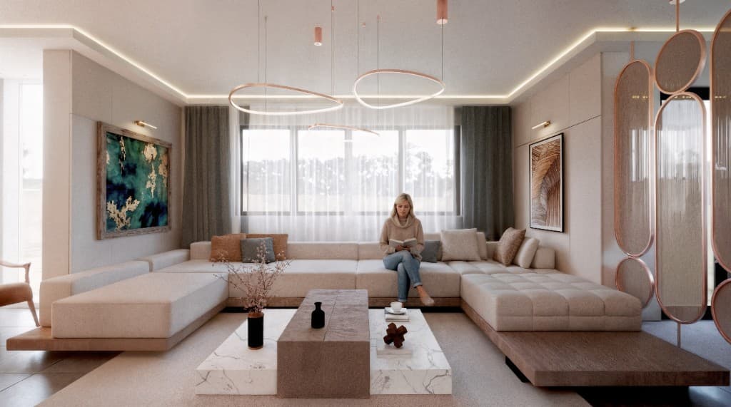 Dr. Semra's House overall lounge view