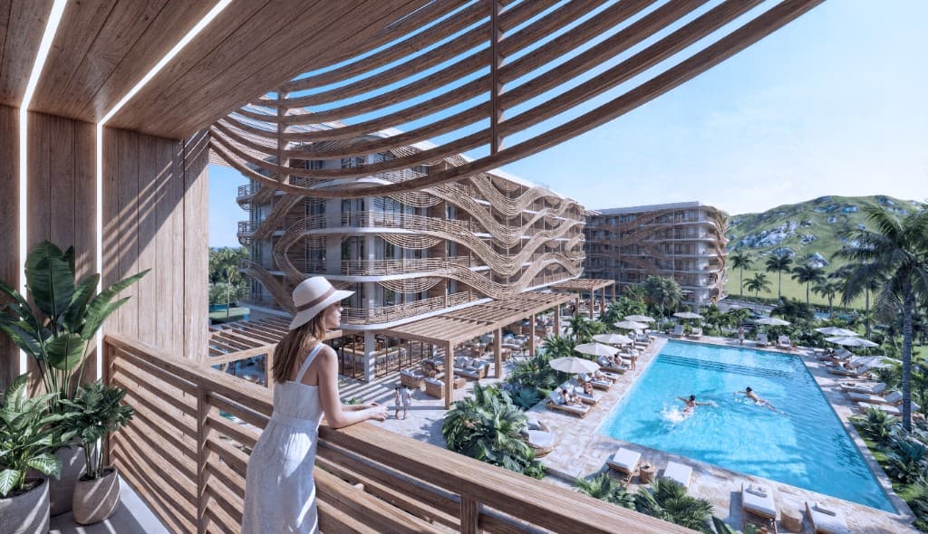 Hotel Juzno More balcony and pool view