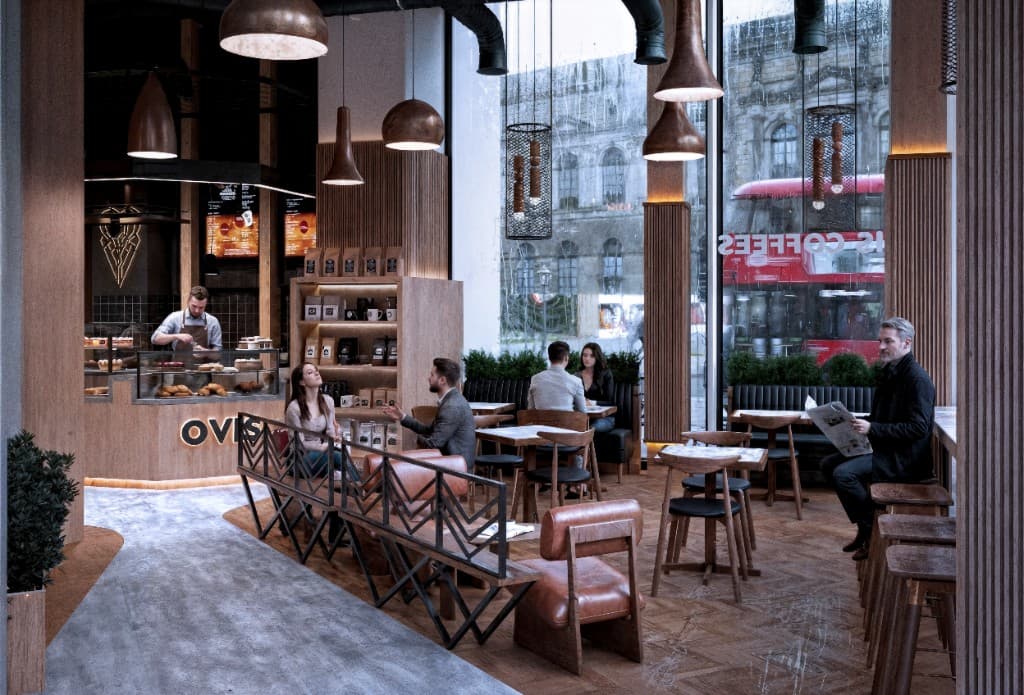 Ovis Coffees iç mekân genel görünüm