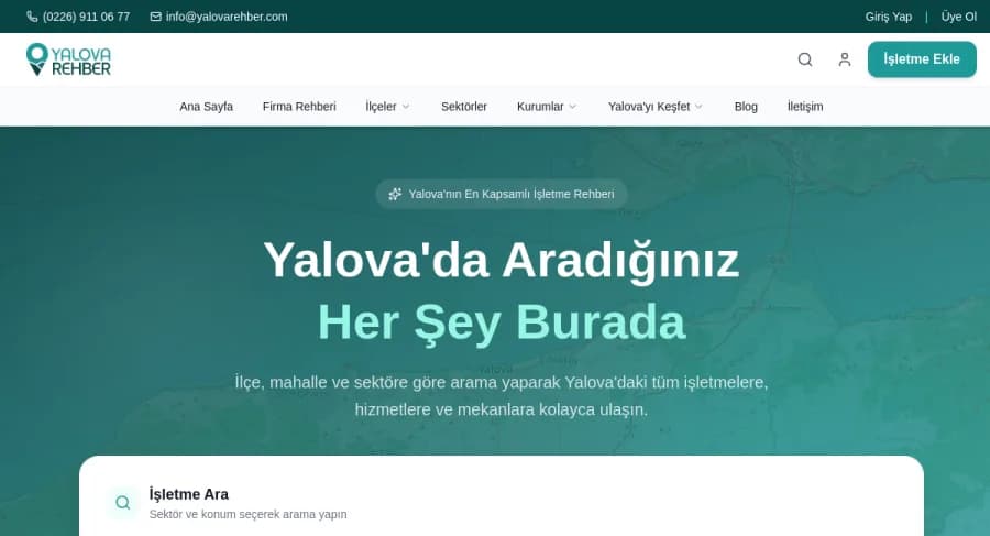 Yalova Rehber — yalovarehber.com
